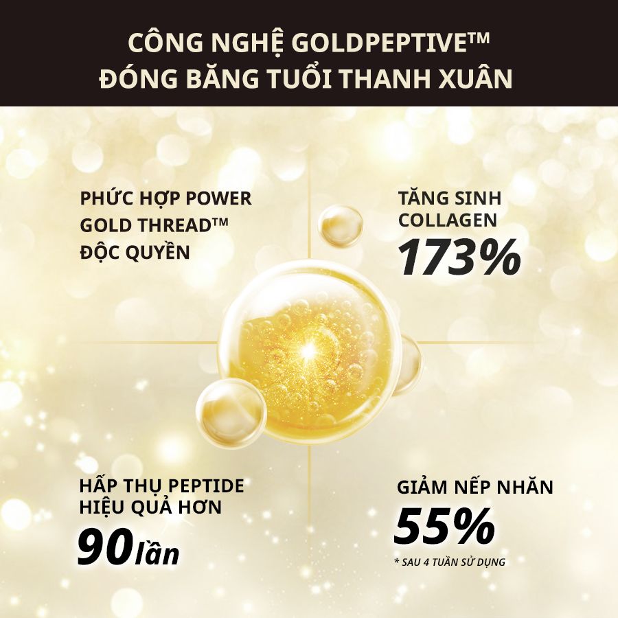 AHC AGE DEFENSE REAL EYE CREAM FOR FACE <br> Kem Dưỡng Vàng Chống Lão Hoá Cho Mắt Và Mặt