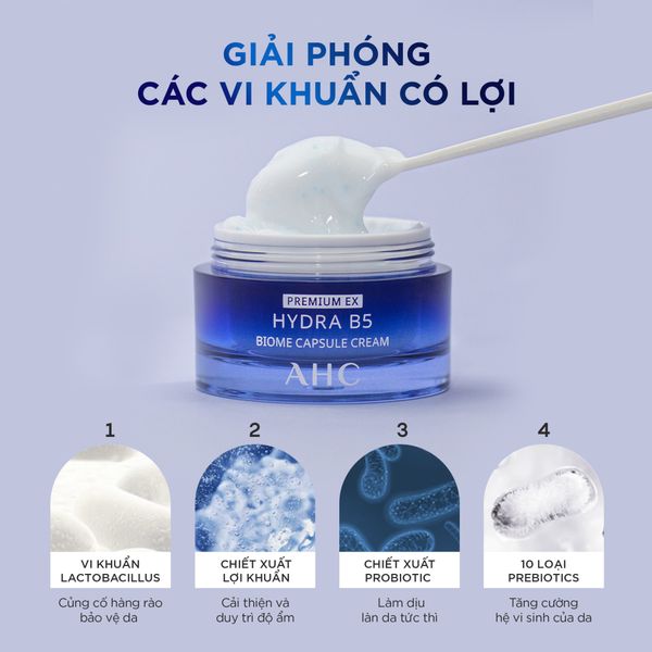 PREMIUM EX HYDRA B5 BIOME CAPSULE CREAM  Kem Dưỡng Ẩm Làm Dịu Và Phục Hồi Biome B5 50ml