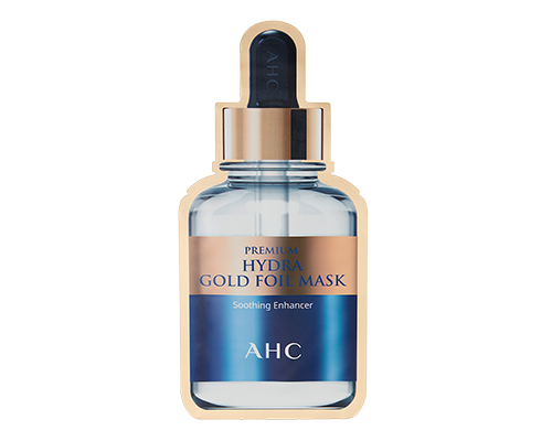 MẶT NẠ VÀNG CHỐNG LÃO HÓA - AHC PREMIUM HYDRA GOLD FOIL MASK (25g x 5 miếng/ hộp)