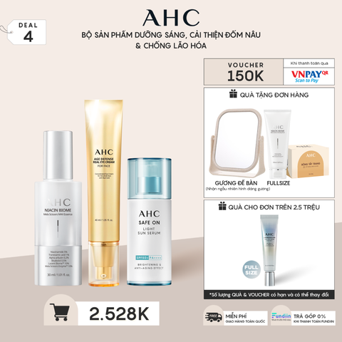 [PRE-ORDER] AGE DEFENSE & SAFE ON LIGHT SERUM & NIACIN BIOME MELA SCISSORS  Bộ Sản Phẩm Dưỡng Sáng, Cải thiện đốm nâu & Tái Tạo Trẻ Hoá Da