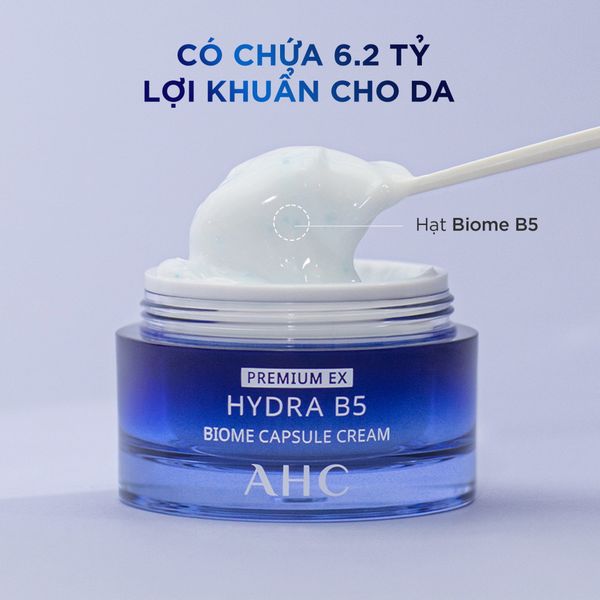 PREMIUM EX HYDRA B5 BIOME CAPSULE CREAM  Kem Dưỡng Ẩm Làm Dịu Và Phục Hồi Biome B5 50ml