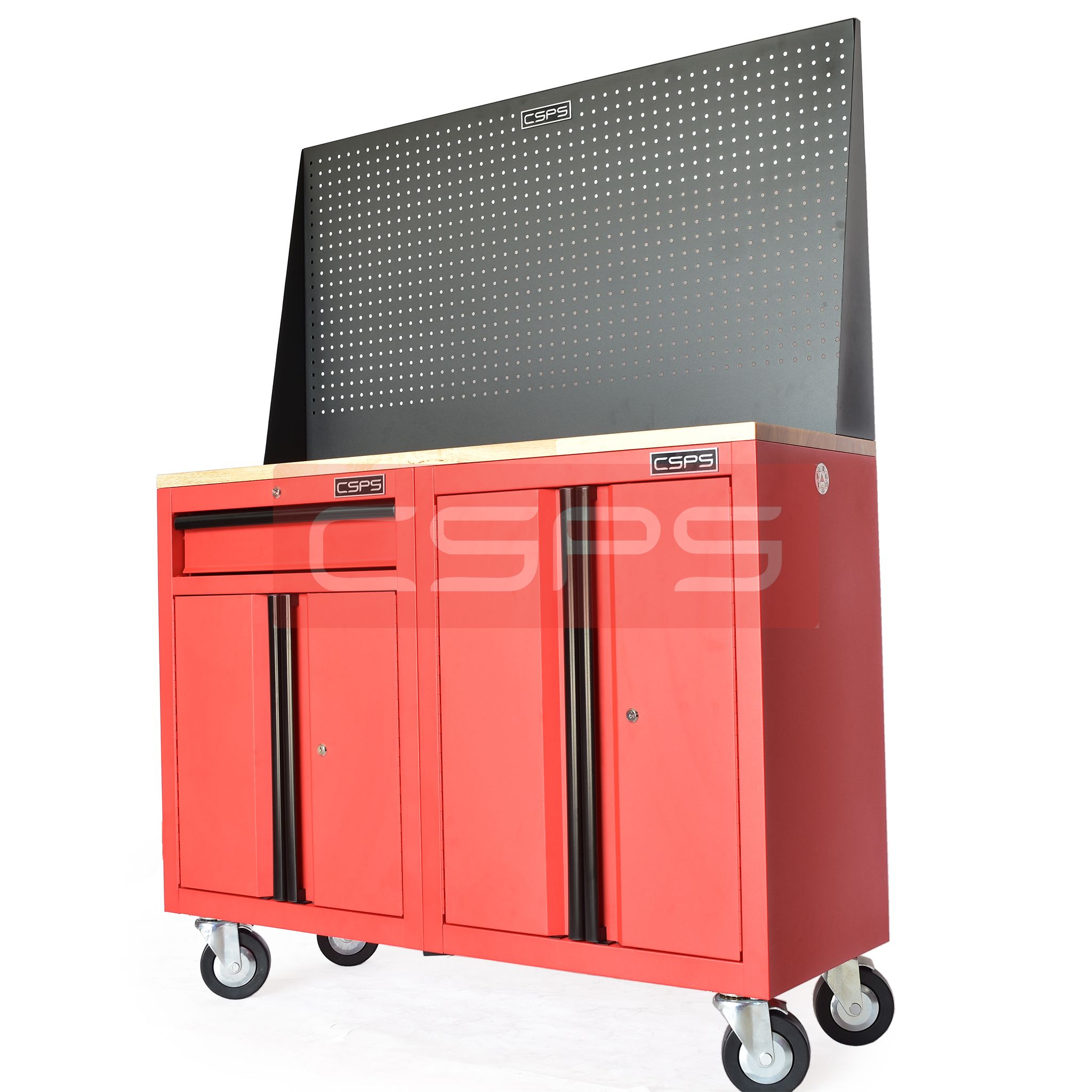Tủ dụng cụ CSPS 61cm - 04 hộc kéo màu đen/đỏ