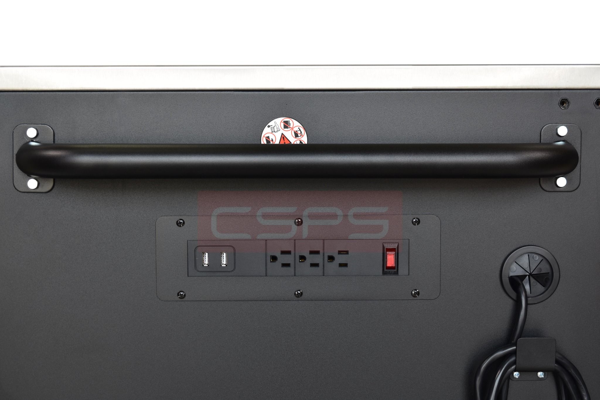  Tủ dụng cụ CSPS 132cm - 05 hộc kéo màu đen/trắng 