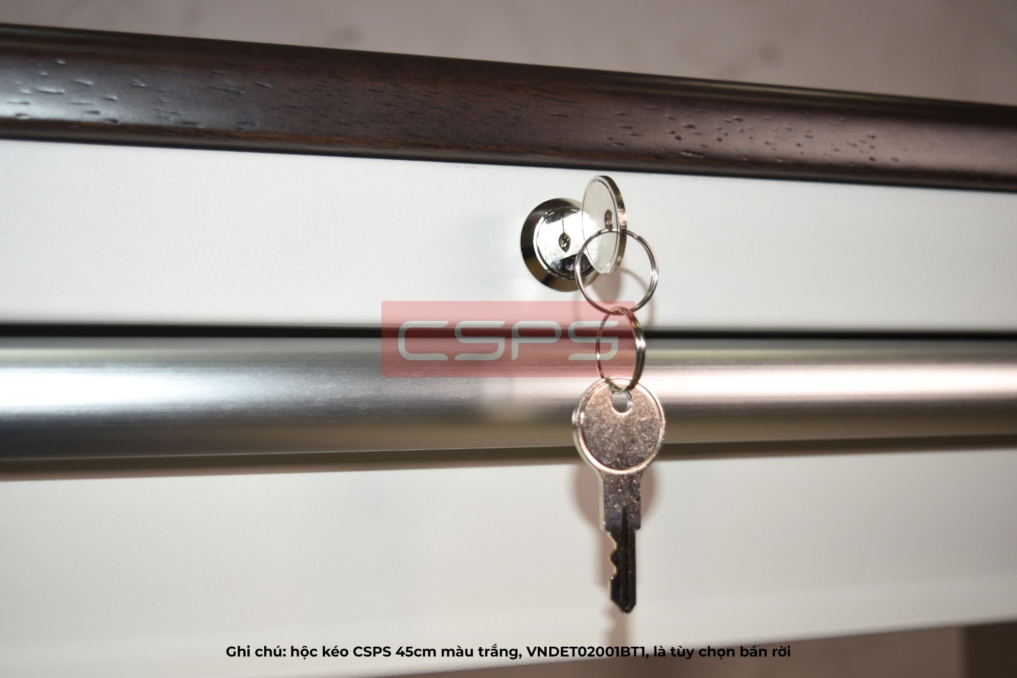 Bàn điều chỉnh chiều cao bằng điện CSPS 117cm màu trắng
