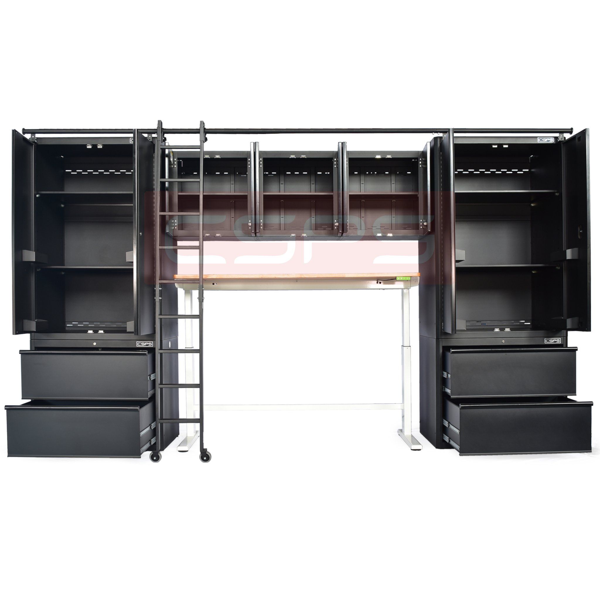 Bộ 9 tủ CSPS 366cm