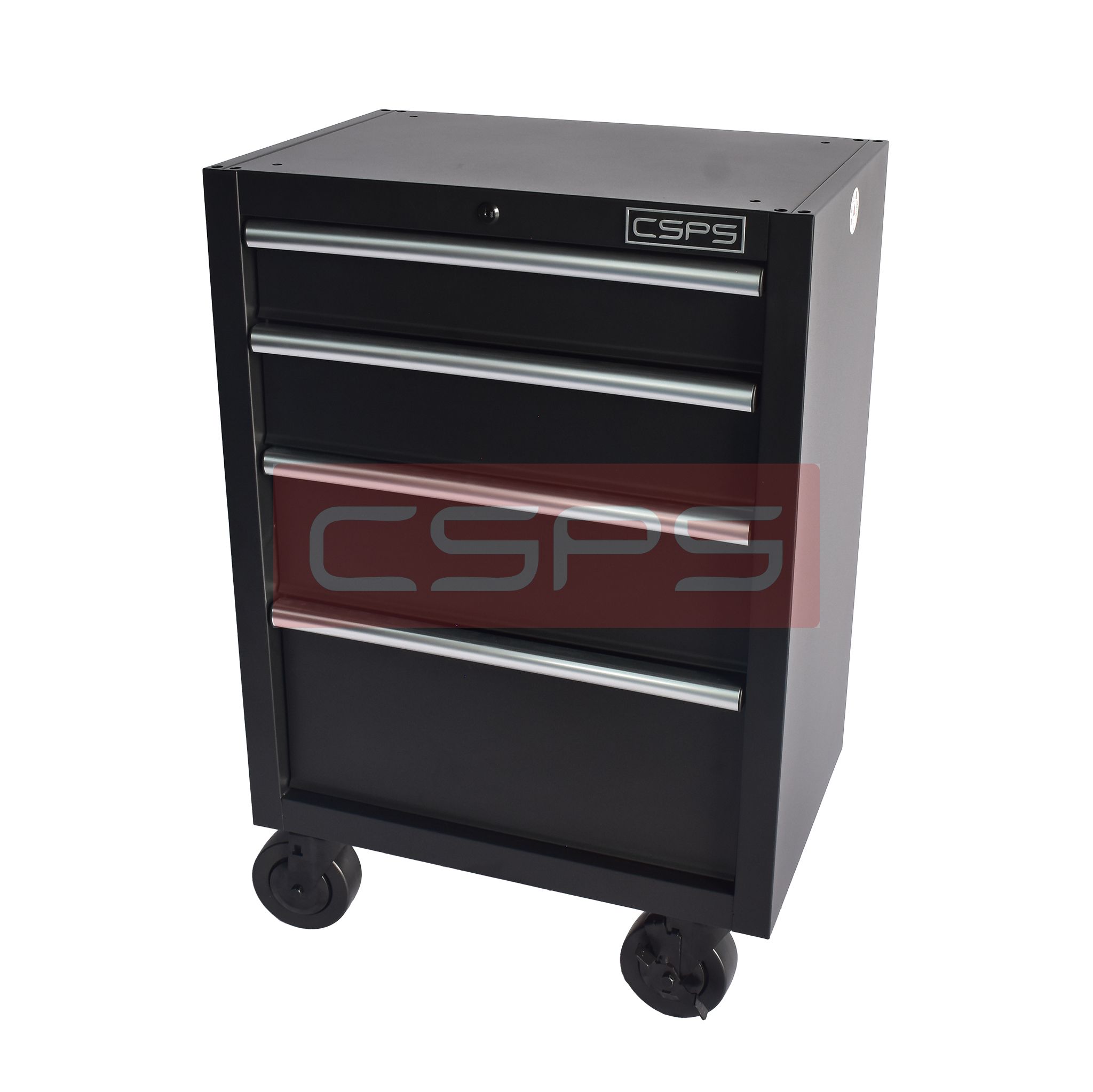 Tủ dụng cụ CSPS 61cm - 04 hộc kéo màu đen/đỏ