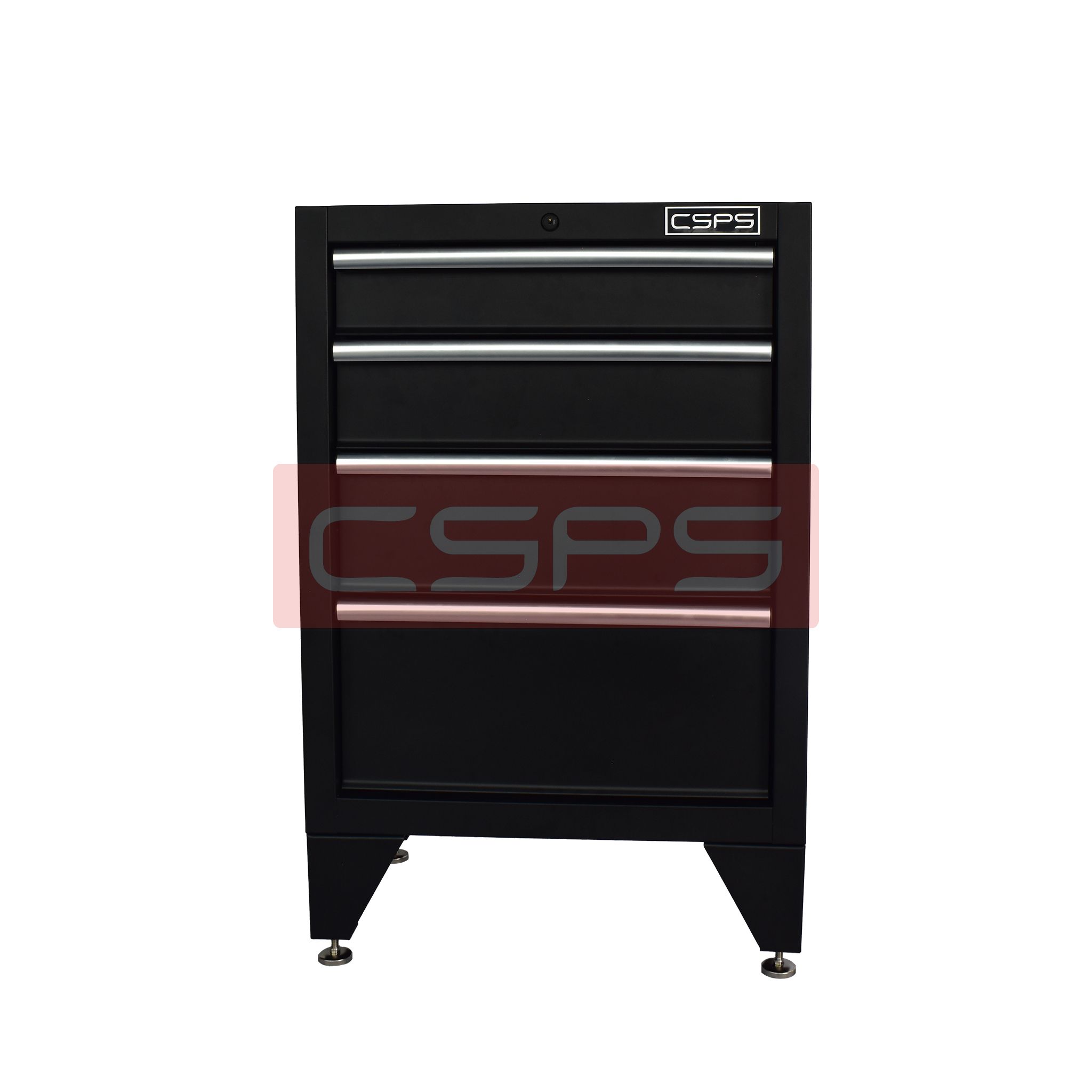 Tủ dụng cụ CSPS 61cm - 04 hộc kéo màu đen/đỏ