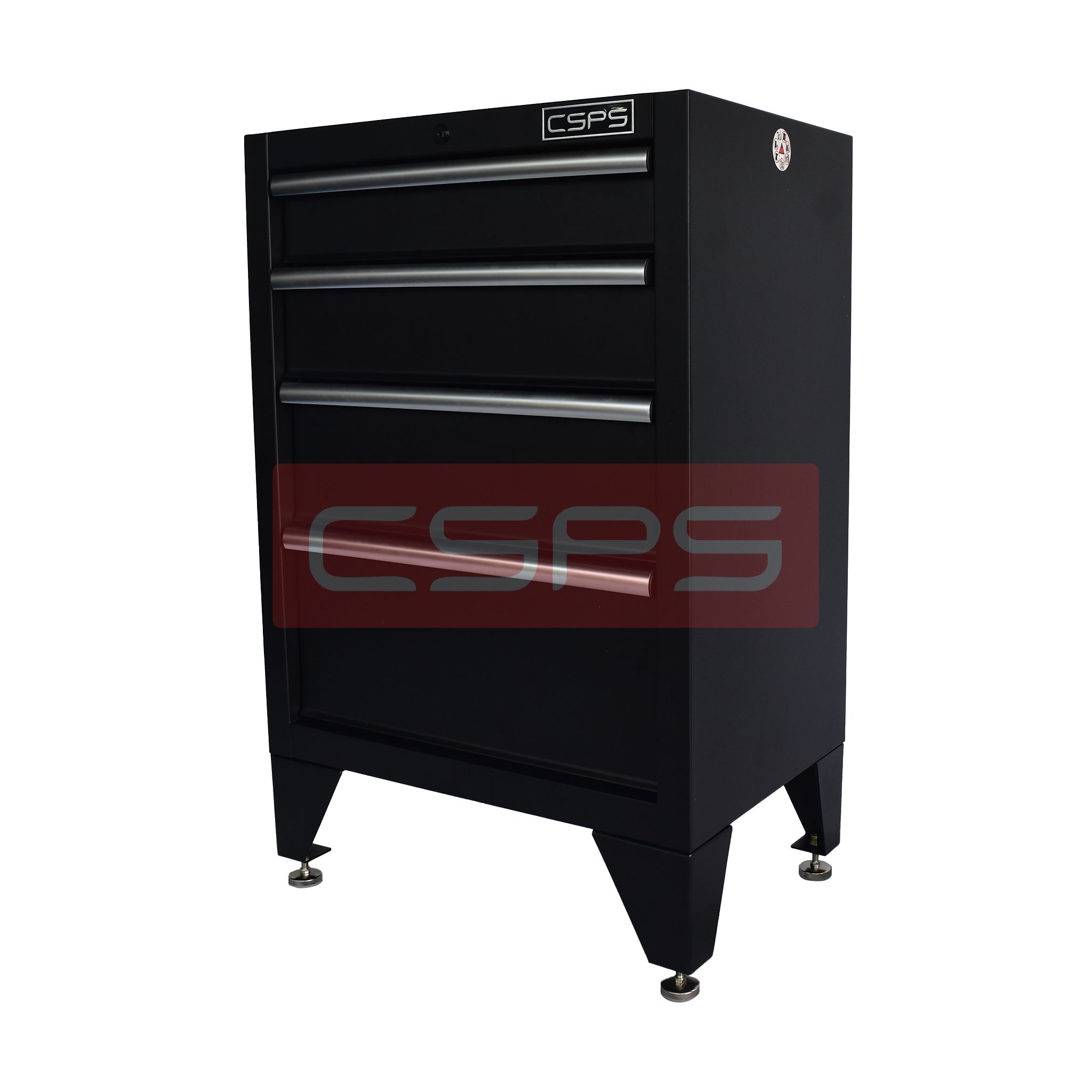 Tủ dụng cụ CSPS 61cm - 04 hộc kéo màu đen/đỏ