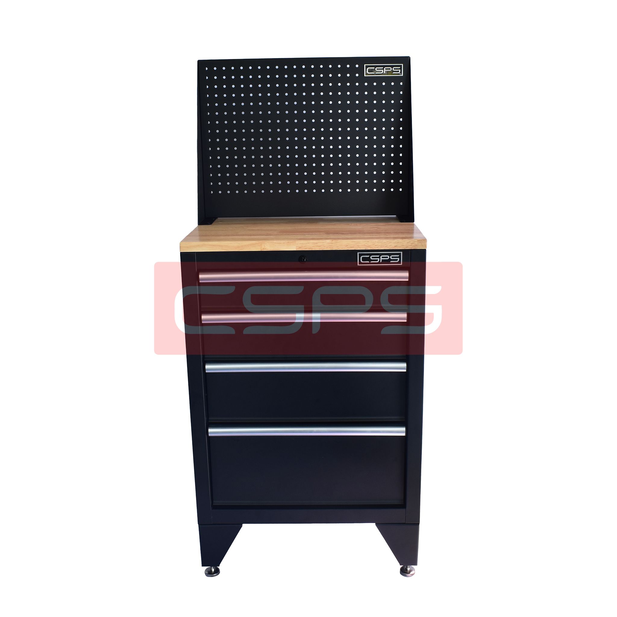 Tủ dụng cụ CSPS 61cm - 04 hộc kéo màu đen/đỏ