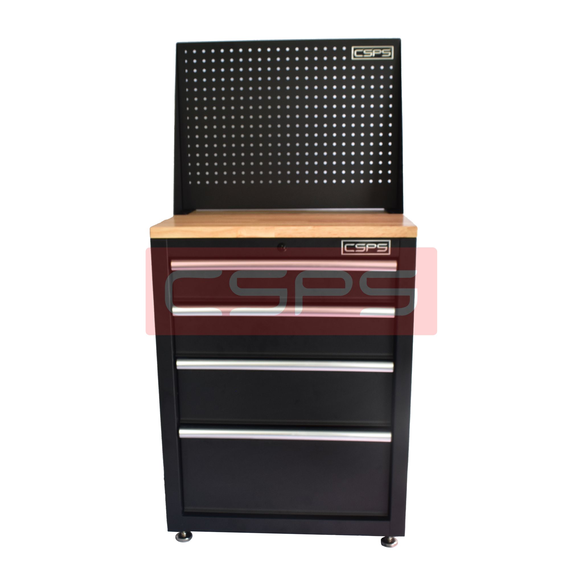 Tủ dụng cụ CSPS 61cm - 04 hộc kéo màu đen/đỏ