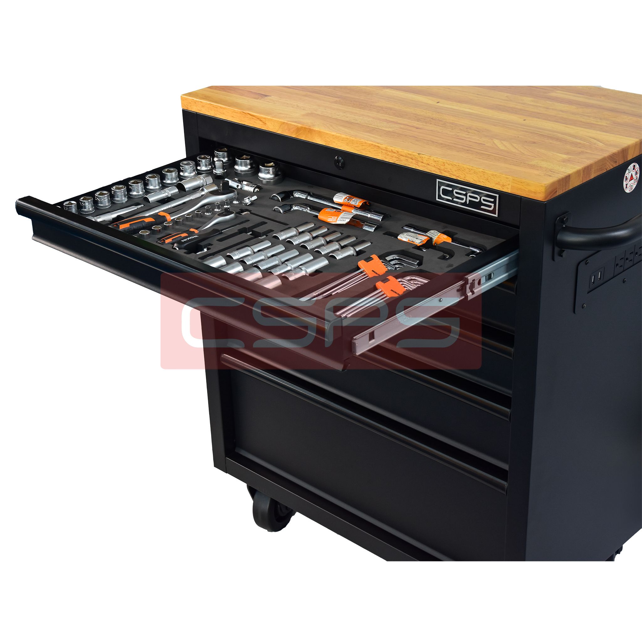 Bộ dụng cụ Wokin 171 chi tiết cho tủ CSPS 76cm