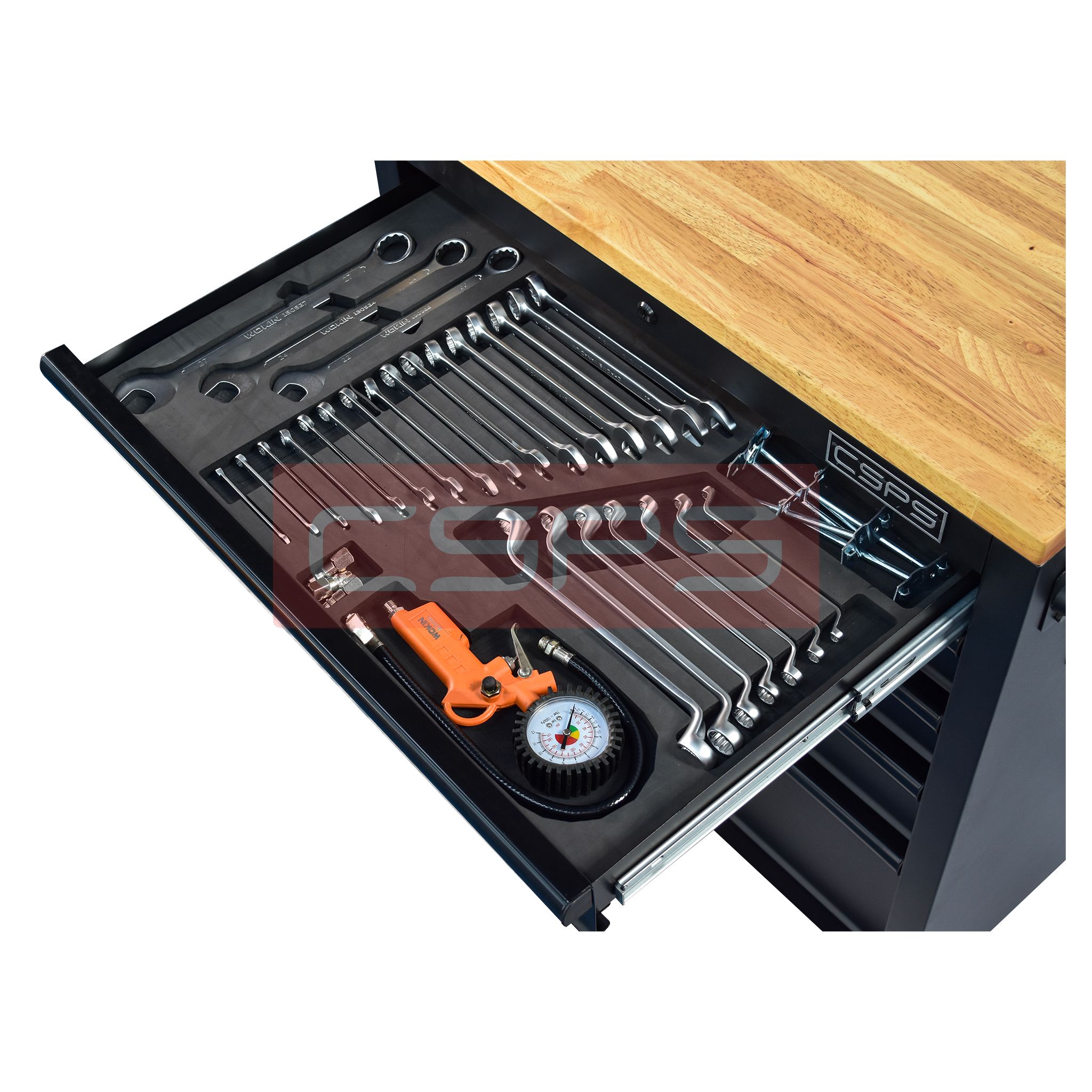 Bộ dụng cụ Wokin 171 chi tiết cho tủ CSPS 76cm