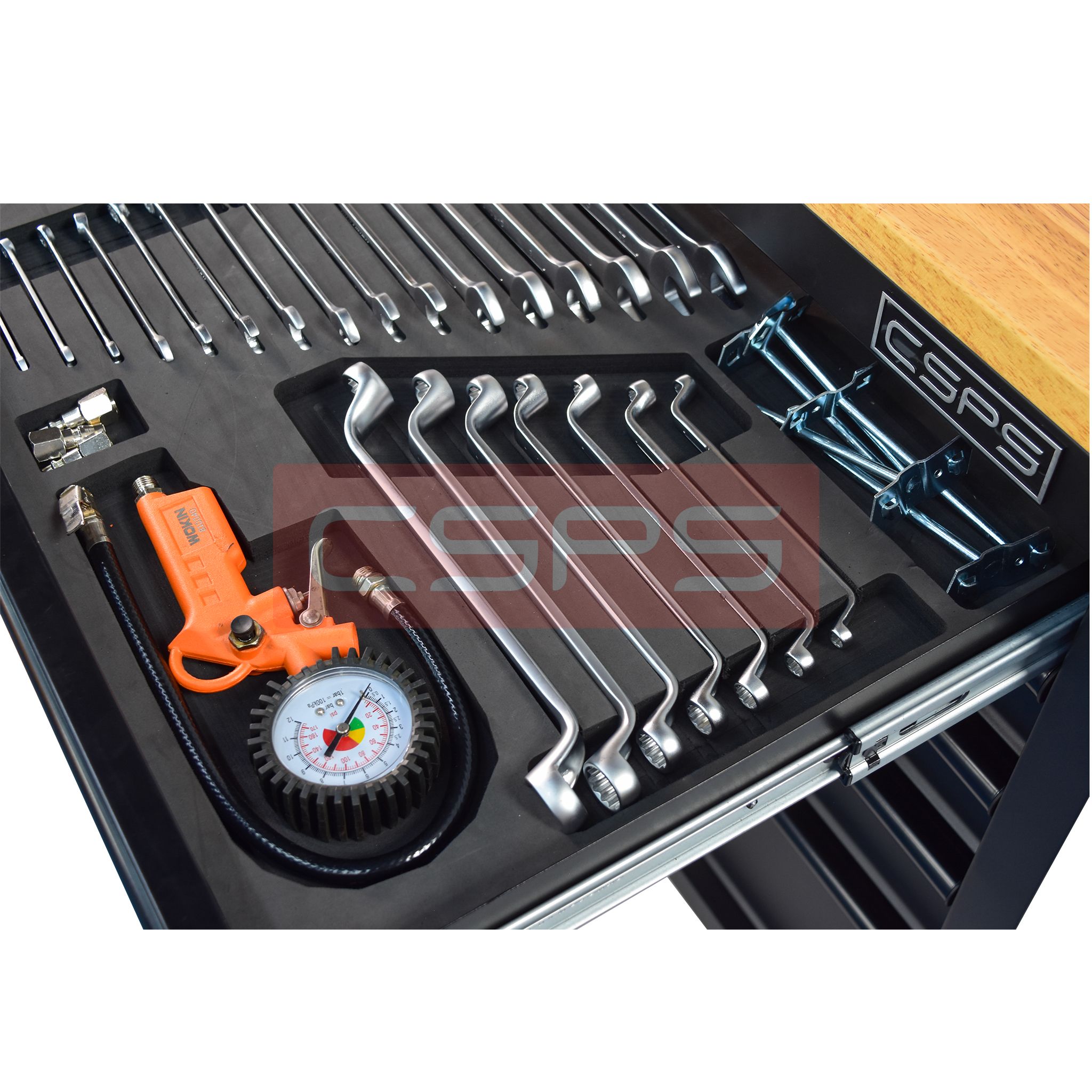 Bộ dụng cụ Wokin 171 chi tiết cho tủ CSPS 76cm