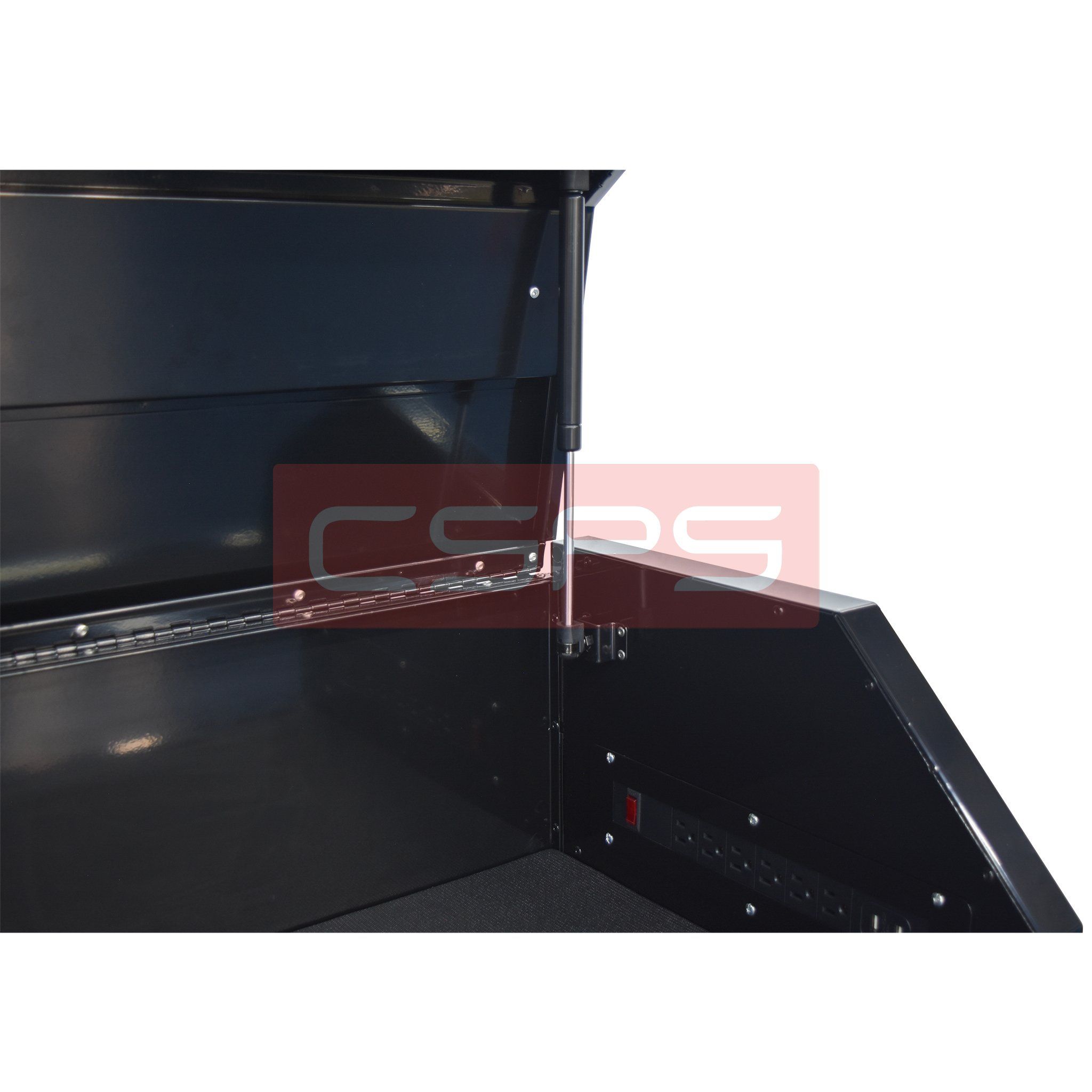 Tủ dụng cụ CSPS 104cm - 06 hộc kéo màu đen có bánh xe