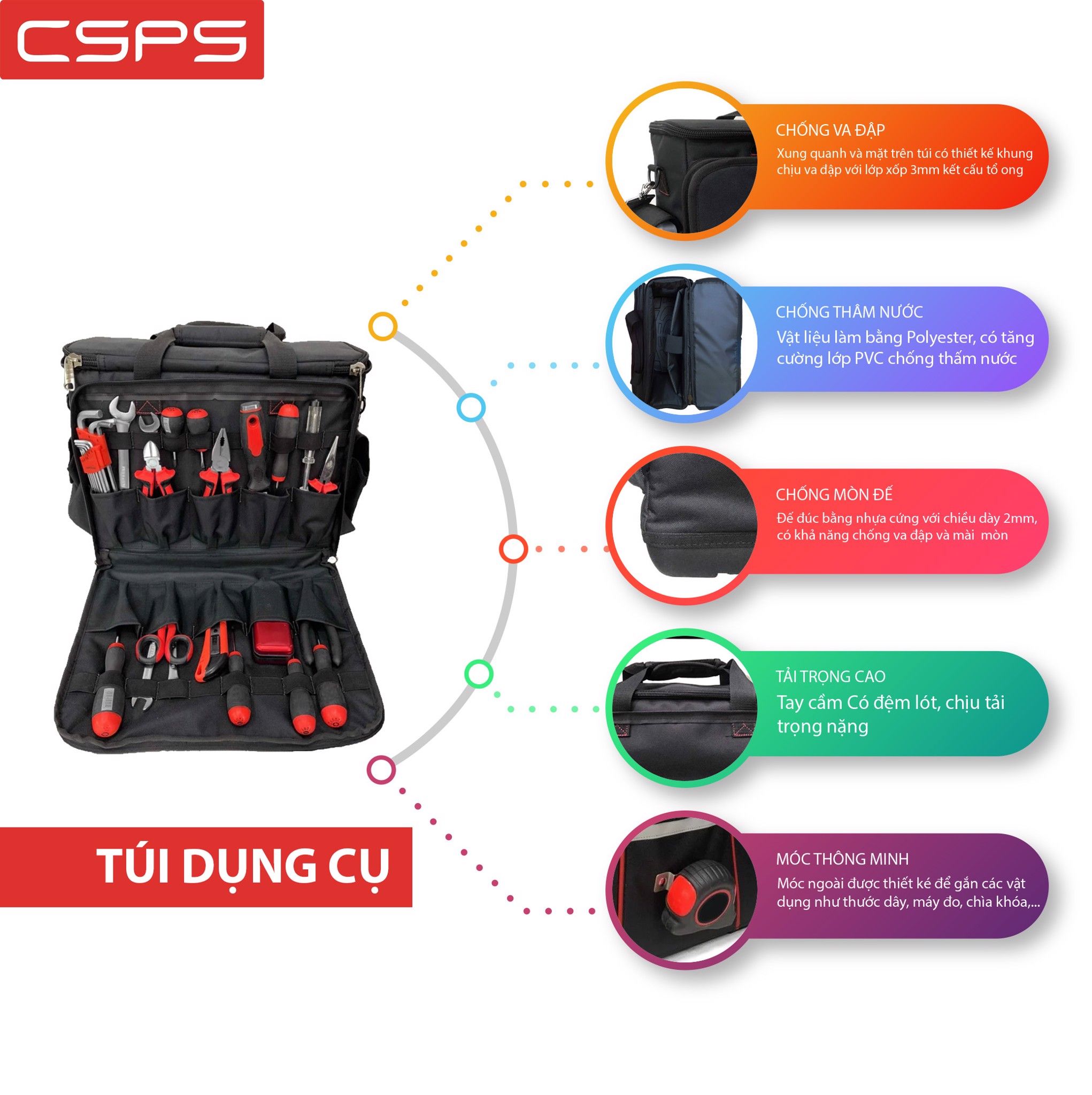 Túi dụng cụ 42cm