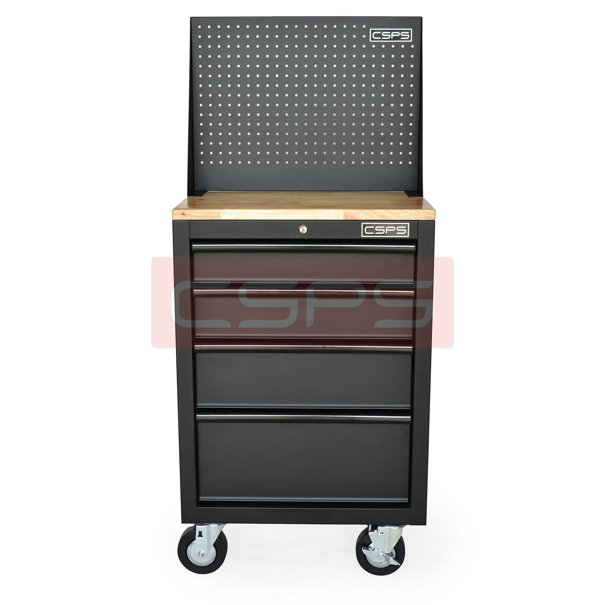Tủ dụng cụ CSPS 61cm - 04 hộc kéo màu đen/đỏ