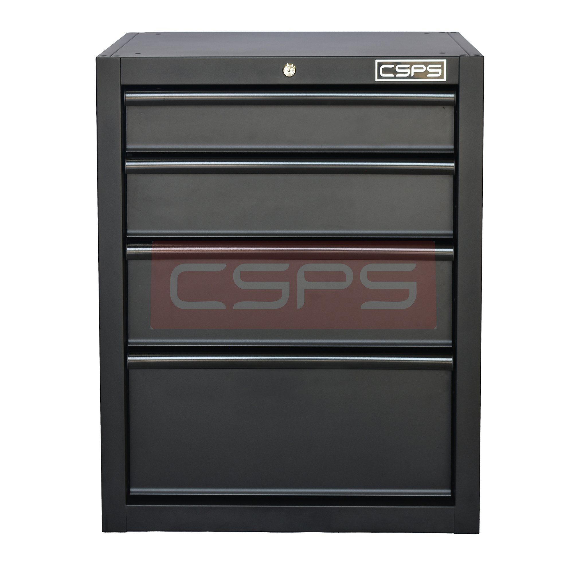 Tủ dụng cụ CSPS 61cm - 04 hộc kéo màu đen/đỏ