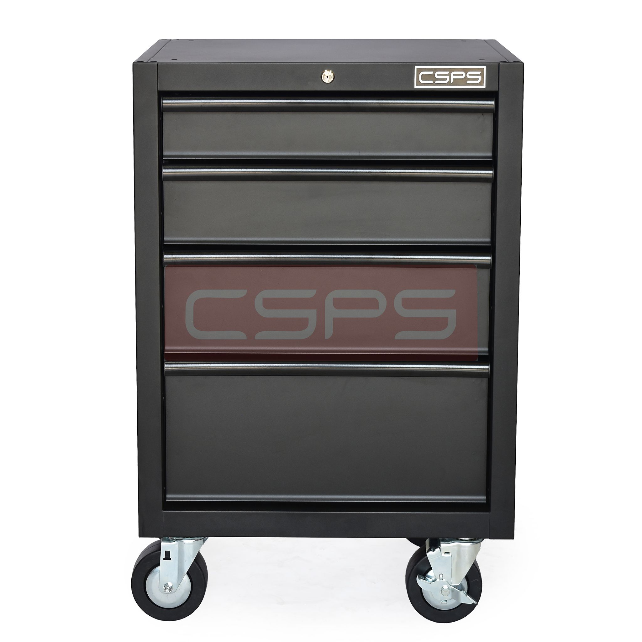 Tủ dụng cụ CSPS 61cm - 04 hộc kéo màu đen/đỏ