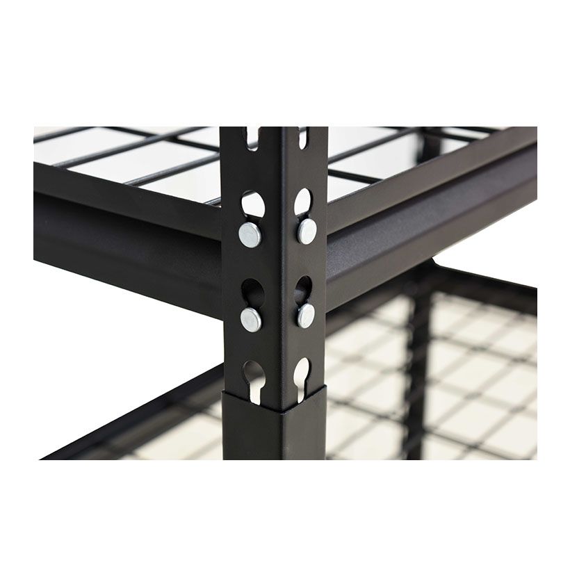 Kệ thép 5 tầng 107cm trắng/đen