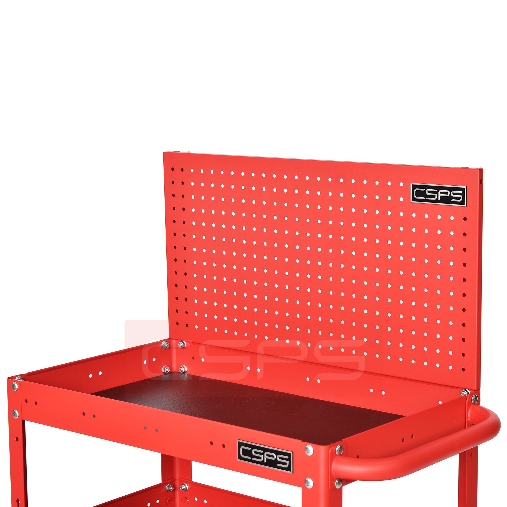 Vách lưới xe đẩy CSPS 03 ngăn - 71cm màu đen/ đỏ