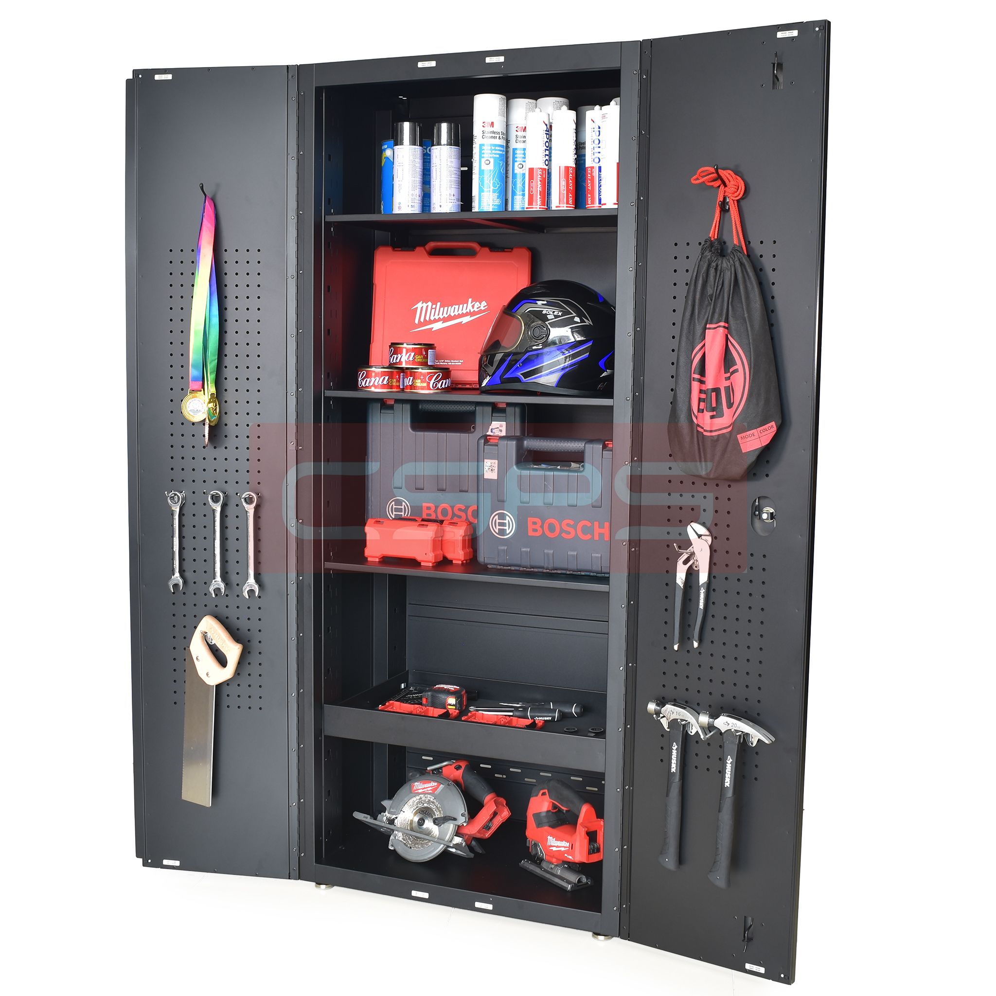 Vách ngăn tủ dụng cụ CSPS 76cm màu đen/đỏ