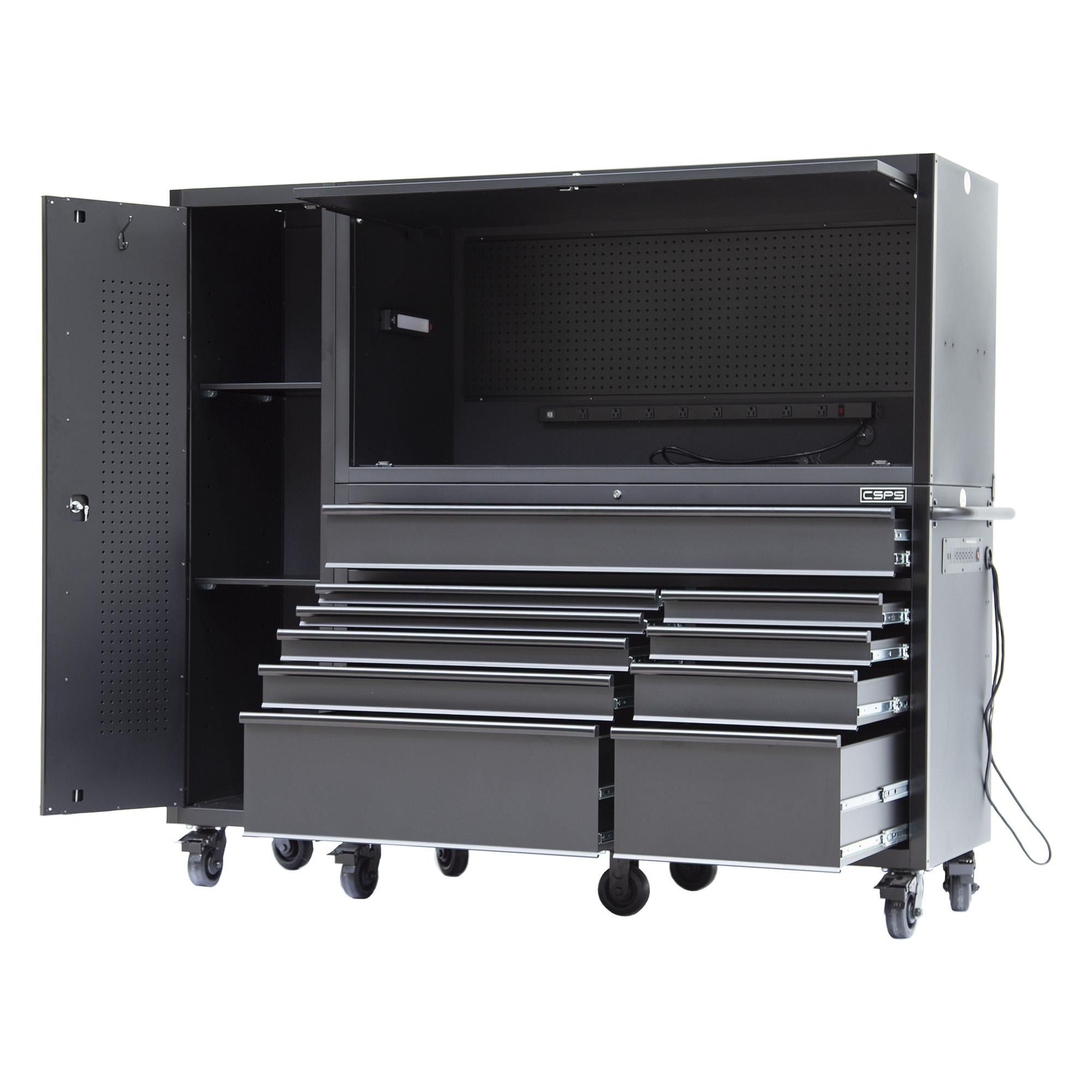 Bộ tủ dụng cụ đồ nghề CSPS 203cm - 10 hộc kéo