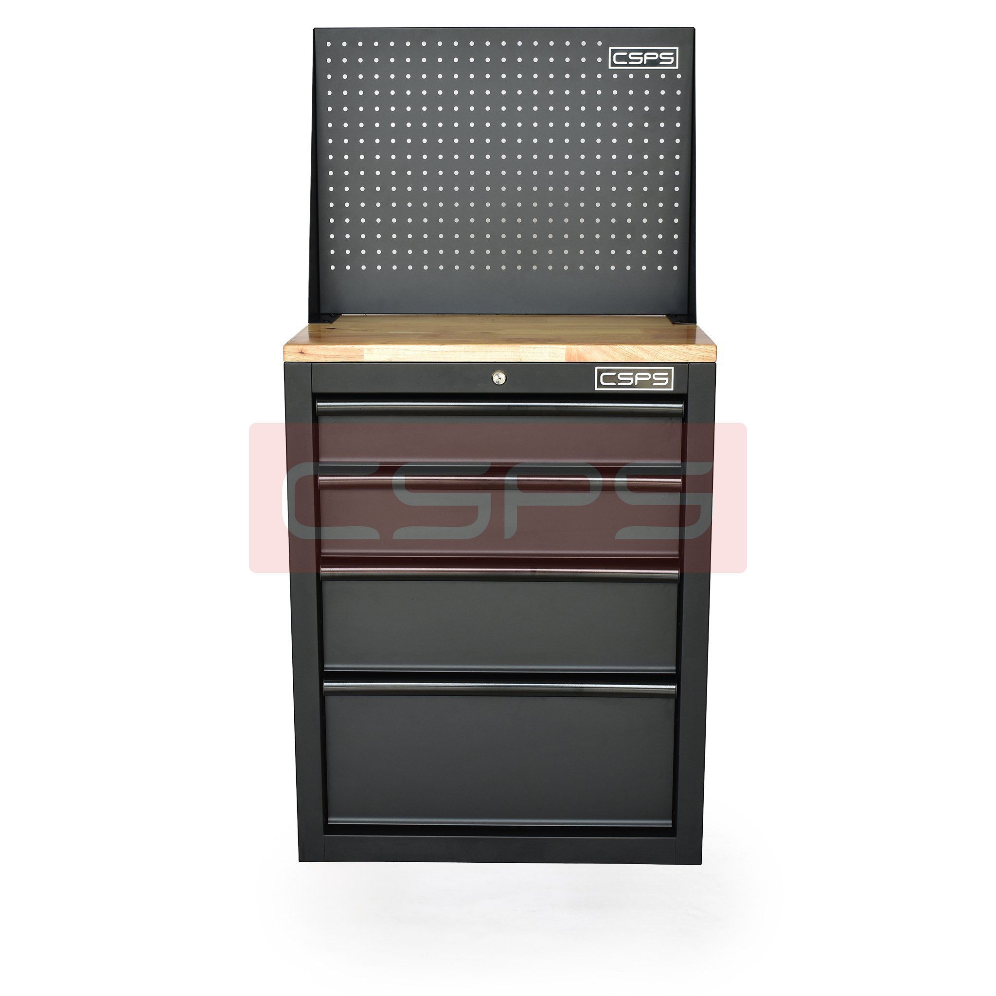 Tủ dụng cụ CSPS 61cm - 04 hộc kéo màu đen/đỏ