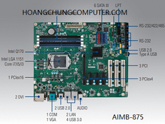 Bo mạch chủ máy công nghiệp Advantech AIMB-785G2-00A1E LGA1151