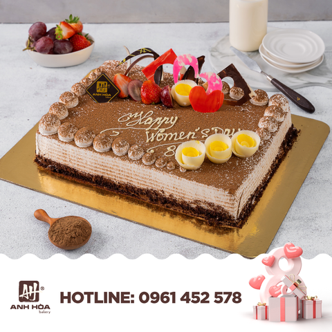 TIRAMISU CAKE CHỮ NHẬT