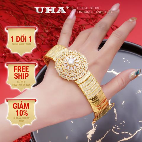 Lắc Tay Nữ Mạ Vàng 18k Sang Trọng UHA L4243205A-570