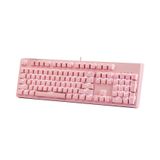 Bàn phím cơ EDRA EK3104 Pink V2 Brown Sw