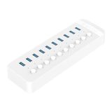 Bộ chia USB HUB 10 cổng USB 3.0 Orico CT2U3-10AB-WH