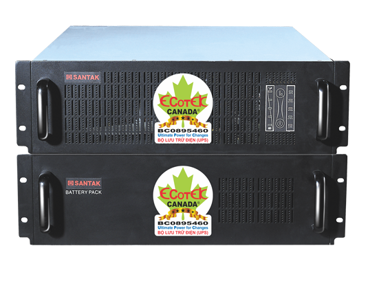 UPS SANTAK RACK MOUNT TRUE ONLINE 6KVA - MODEL C6KR