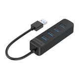 Bộ chia USB HUB 4 cổng USB 3.0 Orico TWU3-4A-BK