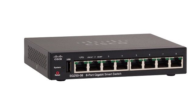 Switch Cisco SG250-08 8-ports