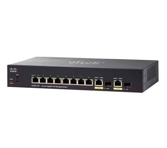 Switch Cisco SG350-10P 10-Port Gigabit PoE (SG350-10P-K9)
