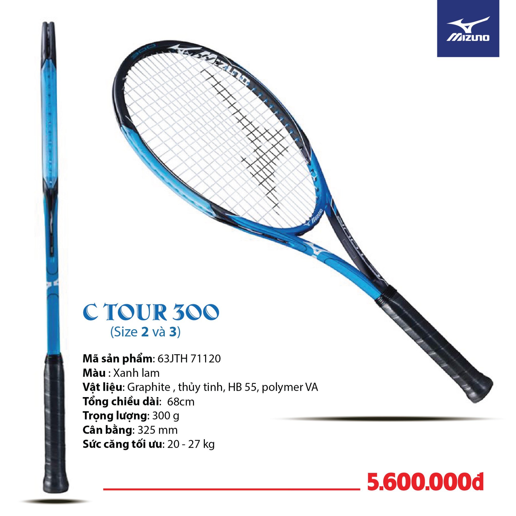 V t Tennis C TOUR 300 Mizuno Vi t Nam