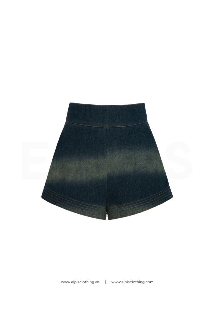 Xanh ELPIS - Quần shorts dáng A SS23B88