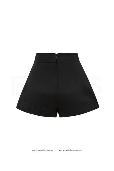 Đen ELPIS - Quần shorts dáng A SS23B88