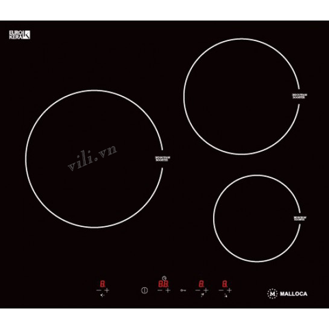 Bếp Điện Từ Malloca MH-03I 3 Vùng Nấu