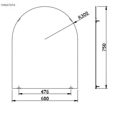 Gương Phòng Tắm TOTO YM6075FA