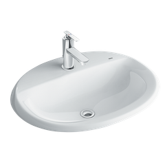 Chậu Rửa Lavabo Inax L-2395V Dương Vành