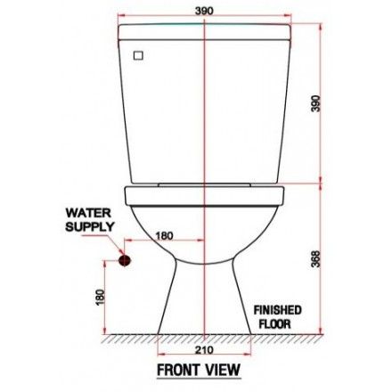 Bàn Cầu American Standard VF-2398 Hai Khối Dòng WinPlus