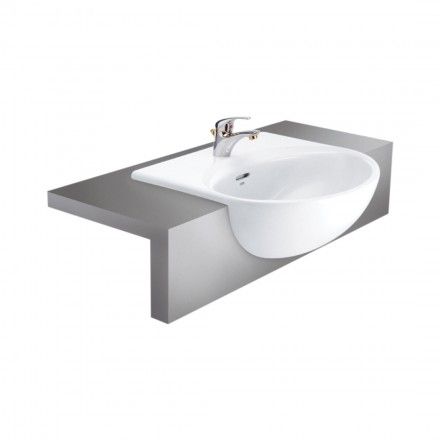 Chậu Lavabo COTTO C021 Hellen Dương Vành