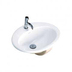 Chậu Rửa Lavabo COTTO C029 Lisa Dương Vành