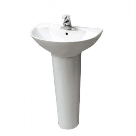 Chậu Lavabo Inax L-288V/L-288VD Treo Tường Kèm Chân Dài