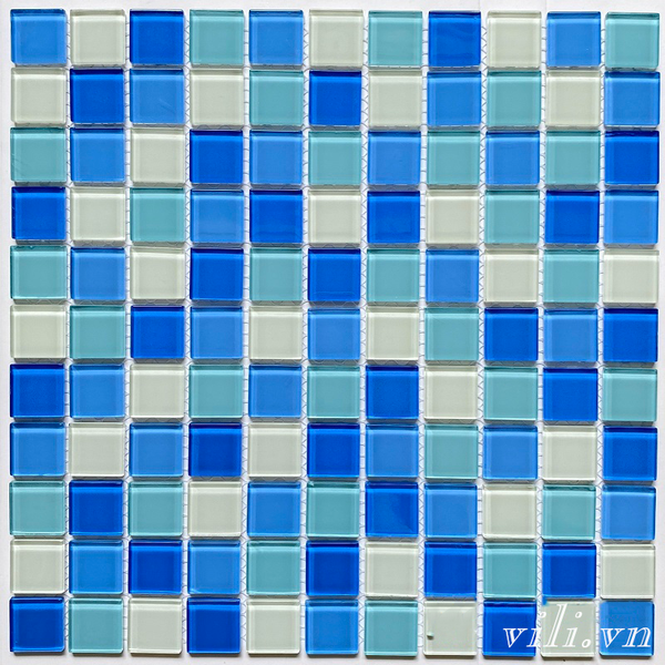 Gạch trang trí mosaic thủy tinh MH 2522