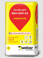 Keo dán gạch Webertai fix màu trắng