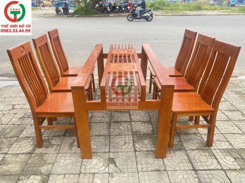 BÀN GHẾ ĂN GIA ĐÌNH GỖ XOAN ĐÀO