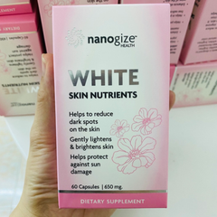 Viên uống trắng da Nanogize White tác dụng gì? White Skin Nutrients giá bao nhiêu? Nanogize White mua ở đâu